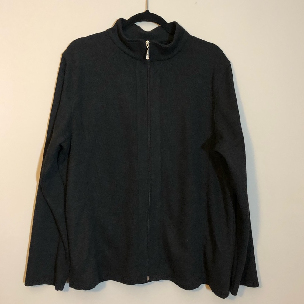 Alia Zippered Knit Sweater